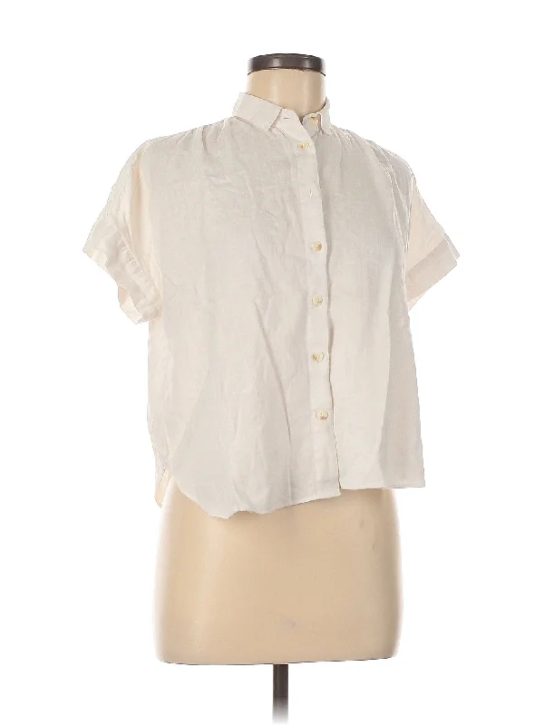 Short Sleeve Blouse Elegant Women's Formal 