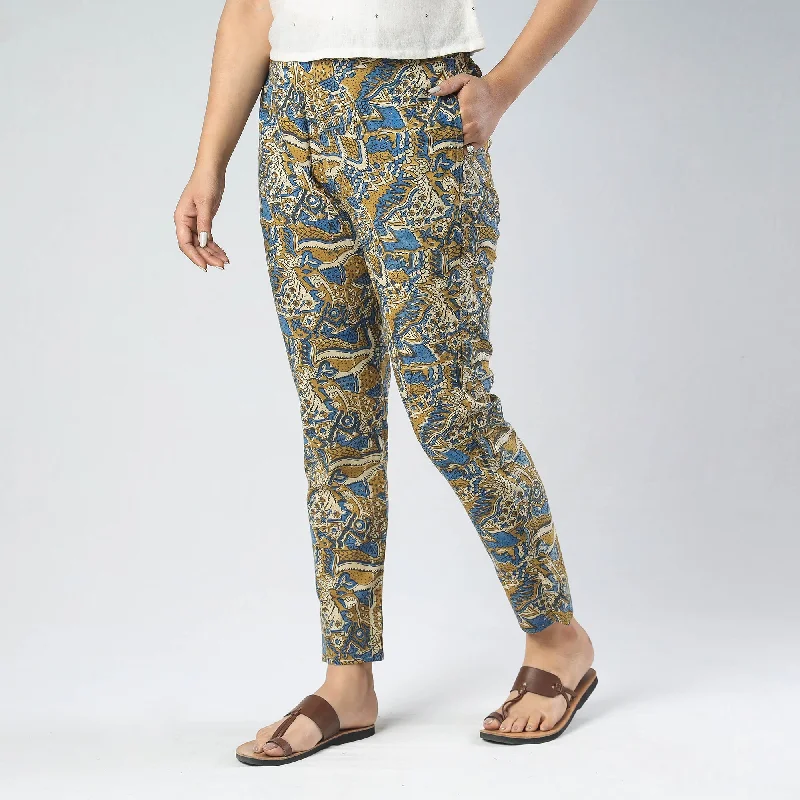 Multicolor - Ajrakh Block Printed Cotton Pant