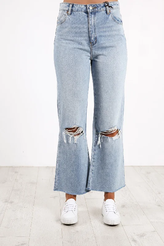 Eastcoast Crop Flare Jean Liv Worn