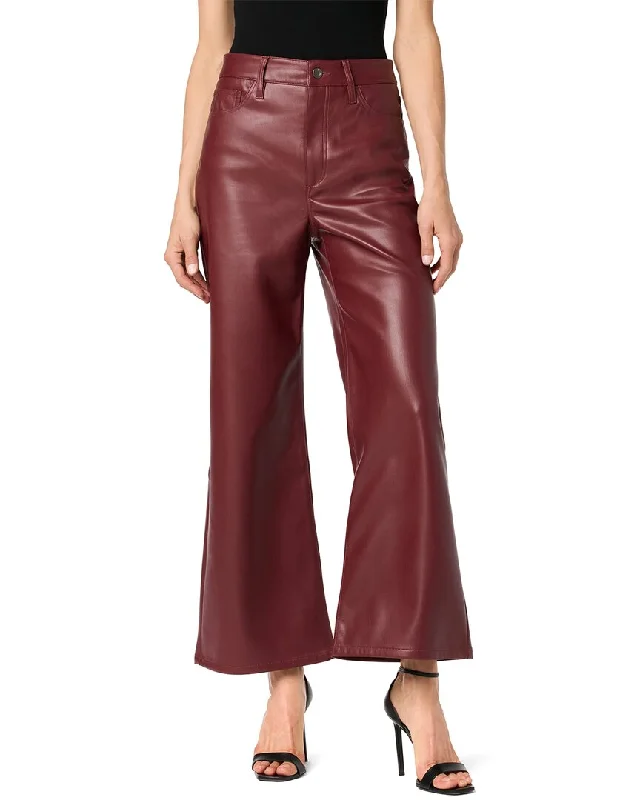 JOE’S Jeans Wide Leg Burgundy Ankle Jean