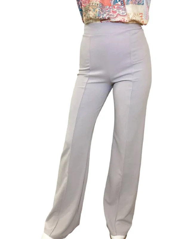 What A Treat Trouser Pants In Grey Earthy Women's Hemp - based
