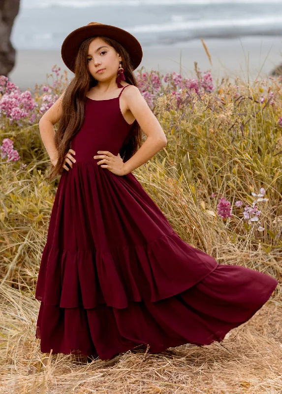 Catrin Dress in Brick Earthy Women's Hemp - based