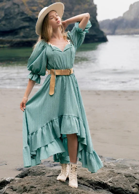 Gwenaelle Dress in Ocean Green