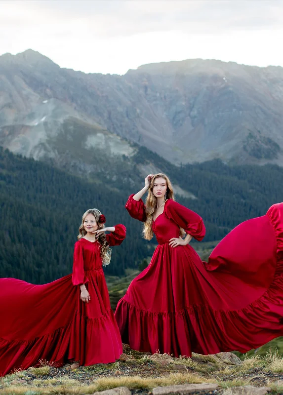 Leana Impact Dress in Scarlet Disco