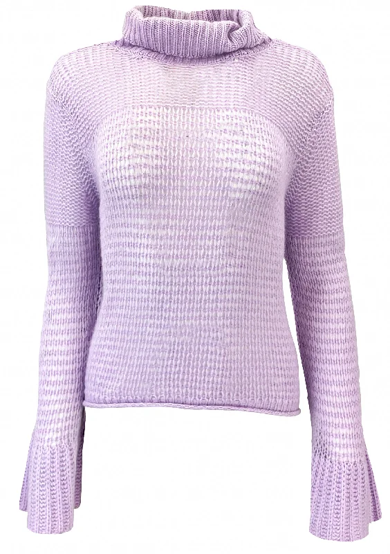 Lisa Todd Softy Lofty Cashmere Sweater in Purple Passion