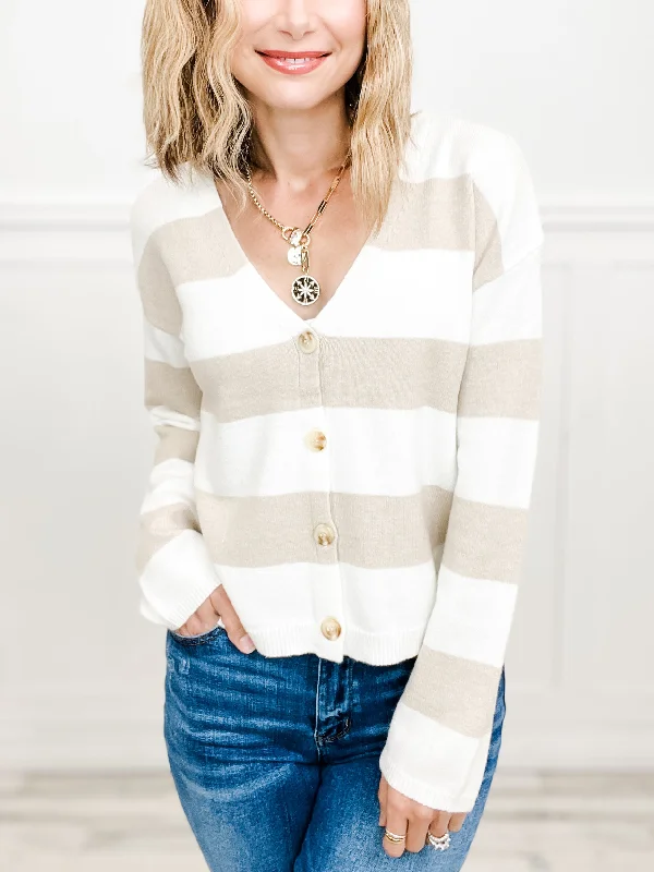 She's Got Style Button Down Relaxed Cardigan Top